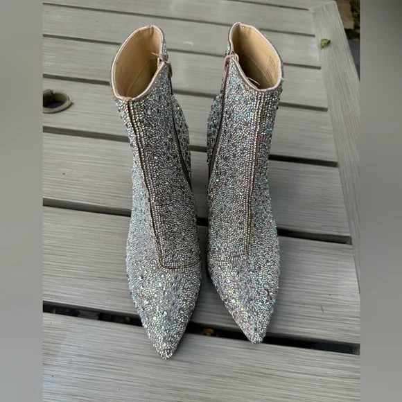 Betsey Johnson Sparkly Boots – Size 9 - Picture 9 of 13